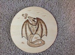 Baby dragon 4” disk sold